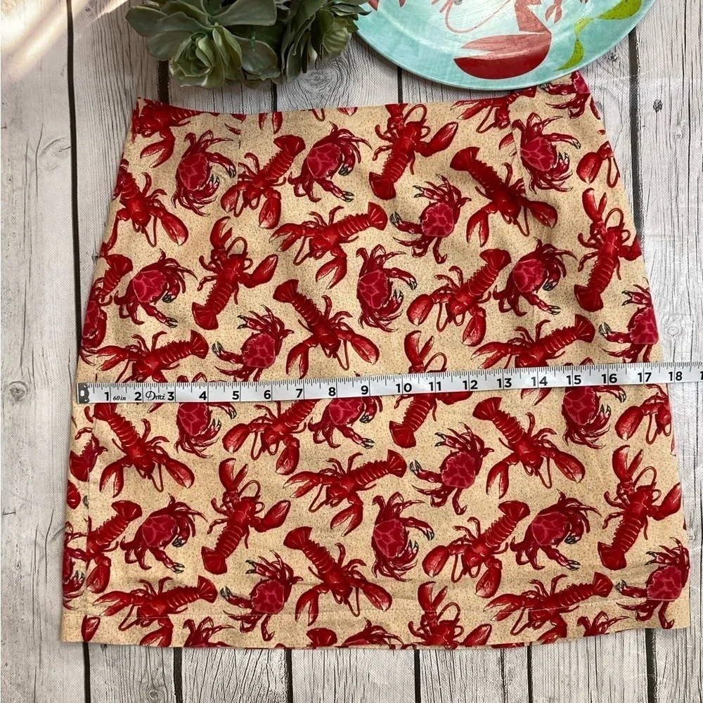 Felice Pappas Love Life Lobster and Crab Skirt